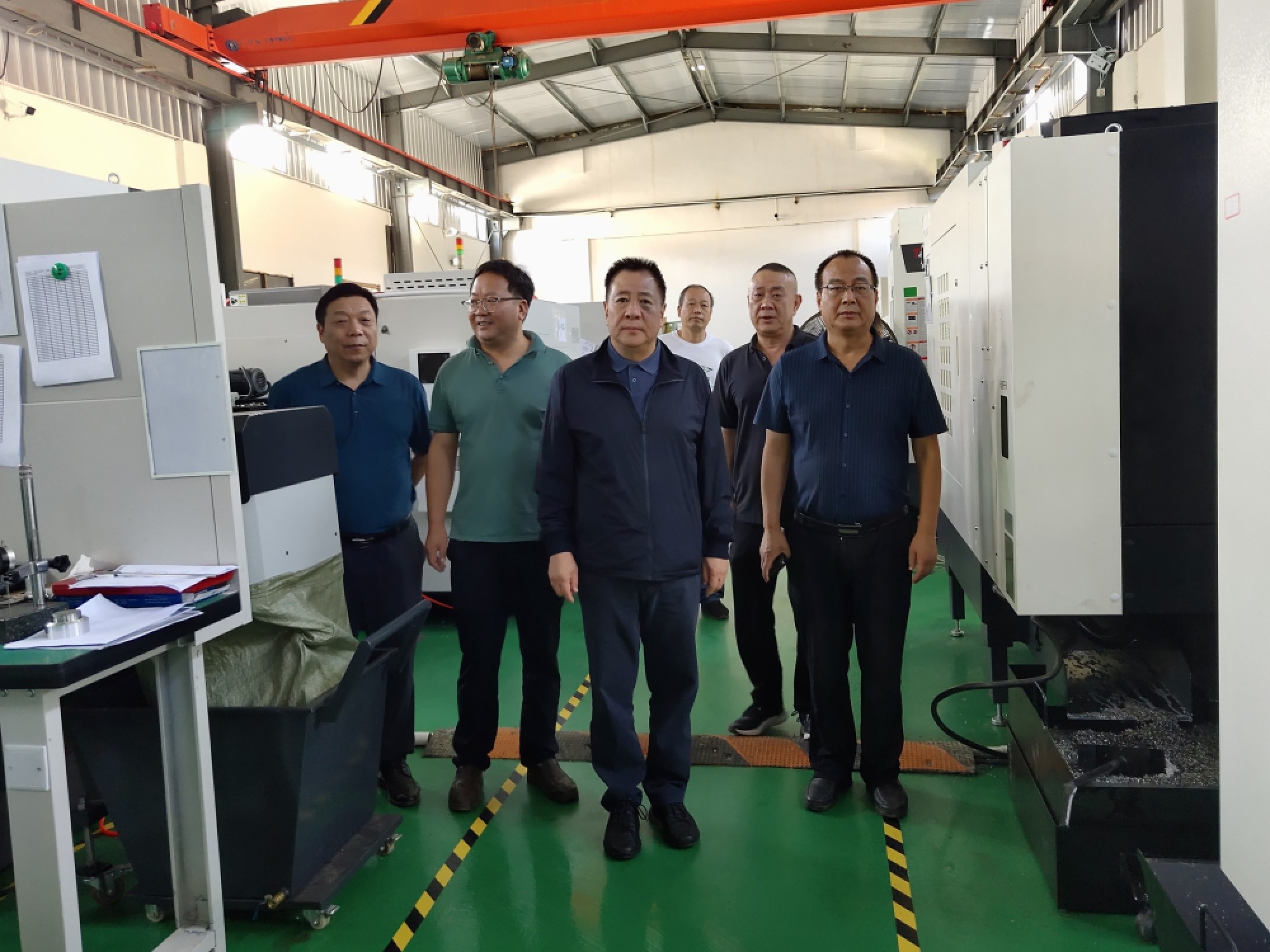 金百博集团党委书记、董事长金辉赴陕西长钢新兴科技工业公司调研